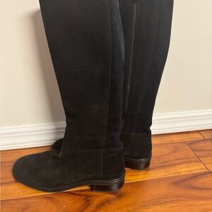 Aquatalia Waterproof Women's Black Suede Boots